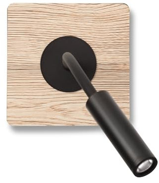 Faro Barcelona 20060 - MOOD SQ Reader Lampe schwarz und Holz