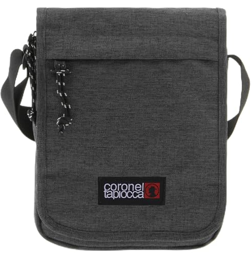 Coronel Tapiocca Herren Coronel Tapiocca Herren Urban Umh ngetasche Casual Flap Shoulder Bag Herren Schultertaschen 19x24x, Grau, 19 x 24 5 cm EU