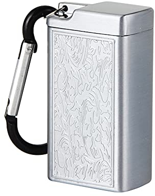 Taschenaschenbecher für Unterwegs, Auto Aschenbecher mit Deckel und Schlüsselbund Mini Aschenbecher Rauchfreie Geruchsdicht Aschenbecher to go Reise Aschenbecher für Auto, Haus, Büro