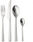 Robert Welch Blockley Bright, 24 Piece Cutlery Set for 6 People. Made from Stainless Steel. Dishwasher Safe.