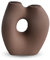 Cooee Design Frodig Vase Hazelnut, Keramik, organische Form, Haselnussfarbe, AG-07-01-HN, W: 9, L: 18, H: 20 cm