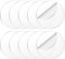 OOTSR 10 Piezas Discos Acrílicos Transparentes para Hito, 15cm Placas Acrílicas en Blanco para Pintar, Transparente Redondo para Decoración de Pasteles, Posavasos, Placa de Nombre, Número de Mesa