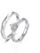 ANAZOZ Eheringe Silber 925 Paarpreis, Verlobungsring Paar Verstellbar Partnerringe Offen Solitärring mit Zirkonia