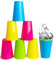 Gobelets en plastique de couleur réutilisables, verres de camping en plastique dur, verres en plastique sans BPA, lavable au lave-vaisselle et au micro-ondes,450 ml, 8 pièces