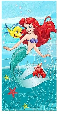 Jerry Fabrics Disney Arielle Duschtuch Badetuch Strandtuch 70 x 140cm