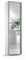 Kiamami Valentina Armoire Colonne multifonctionnelle à Une Porte avec Cadre Effet béton et Miroir