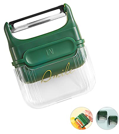 FORTSPANG Pelapatate - Pelapatate per patate adatto a frutta e verdura - Pelapatate a lama doppia a cetrioli, carote, verde