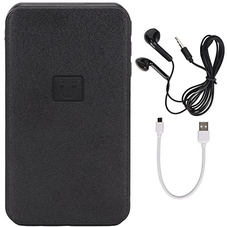 Voice Activated Recorder, Automatic Saving, Magnetic Voice Activated Noise Reduction Power Bank Pocket Digital Recorder with MP3 Player, Recording While Charging(32GB)