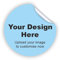 Laserables Personalised Custom Round Circle Vinyl Stickers Labels Matt Gloss Clear 3cm-10cm (6cm)
