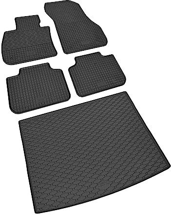 Stylisches Gummi- und Kofferraumwanne Set geeignet für BMW X1 F48 2016-2022 - Schützen und Aufwerten in Einem.