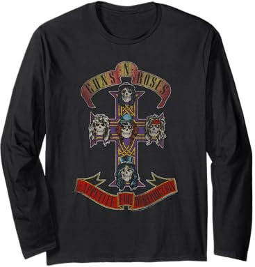 Guns 'n' Roses Appetite for Destruction Rock Music Band Long Sleeve T-Shirt