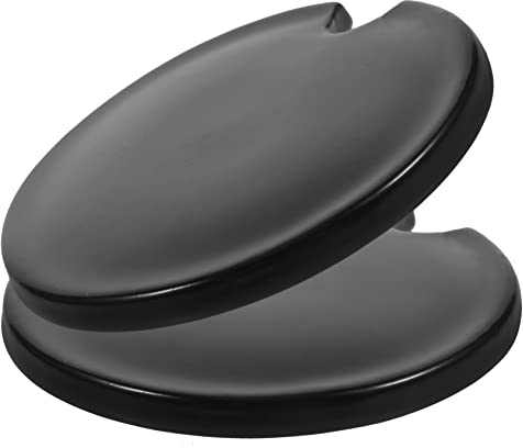 PRETYZOOM 2piezas Cubiertas De Cerámica Para Tazas Tapa Redonda Antipolvo Con Orificio Para Cucharas y Popotes Accesorios Portátiles Para Mantener Temperatura y Evitar Derrames Para Uso