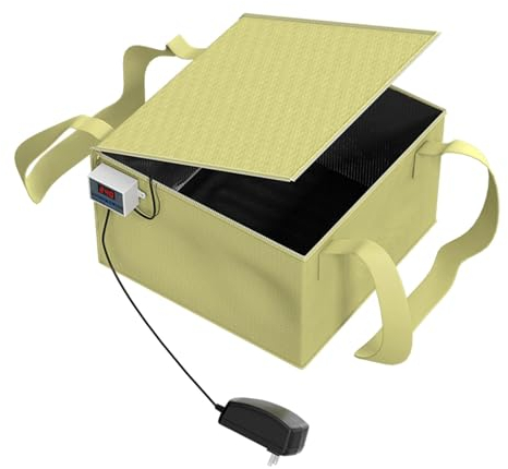Brotgärbox | Sauerteig-Proofer | Brotbackbox, Gärbox mit Heizung, wasserdichte Brotgärbox, Isolierter Brotgärer, Präzise Temperaturkontrolle Proofer