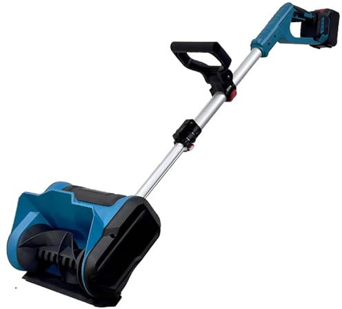 panthem Spazzaneve a batteria compatibile con Makita 18 V (senza batterie), spazzaneve elettrico, senza fili fino a 15 cm di altezza, 1200 W 8 m di distanza di lancio, 33,5 cm di larghezza di lavoro