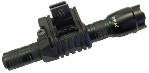 ECOMMUR Linterna Royal para rail picatinny | Linterna para carabinas de aire y airsoft. Linterna para pistolas con láser