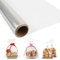 Rouleau de film OPP transparent (40 cm x 30 m) – 3 mm d'épaisseur – Emballage cadeau, housse de fleurs, mariage transparent – Protection contre la poussière pour paniers cadeaux de Pâques