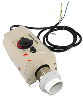 EBAYTV Poolheizung, 3KW Elektrischer Poolheizung Kleiner Badewanne Thermostat Automatischer Thermostat for SPA Whirlpool -Poolausrüstung