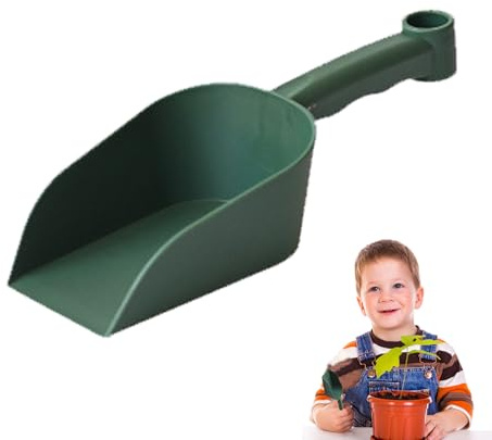 Niesel Bodenschaufel für Zimmerpflanzen, kleine Gartenkelle, Gartenkellen für den Innenbereich, Landwirtschaft, Gras, Rasen, Beete, Zimmerpflanze, Kinderzimmer, Damen, Väter, Anfänger