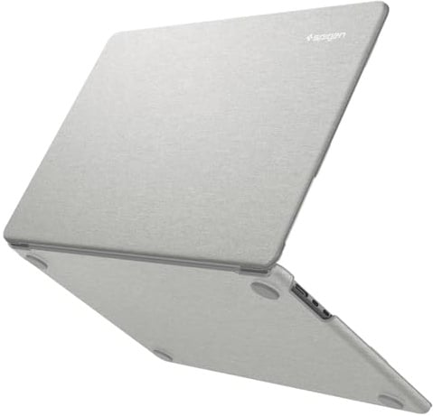 Spigen Urban Fit Hülle für MacBook Air 15 Zoll | Hard Shell mit Premium-Stricktextur, Minimalem Design für M5/M4/M3/M2 A2941 (2026/25/24/23) - Heather Gray
