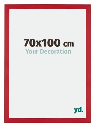 yd. Puzzlerahmen 70x100 Rot - Holz rahmen Mura