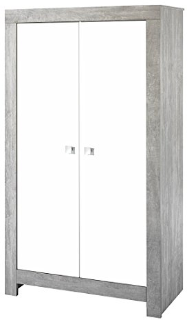 Schardt 06 790 22 00 2- türiger Kleiderschrank Nordic driftwood/weiß