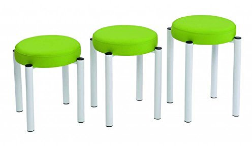 gimnasia taburete, redondo, 7 cm acolchado, taburete cabina silla terapia taburete