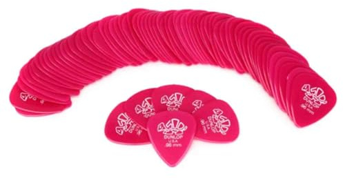 Dunlop Delrin 500 Plektren, 0,96 mm, Standard, Packung mit 72 Stück