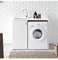 Geromin Arredamenti 7009SMARTCLD-GR Lavatoio e Base con Cesto, Bianco