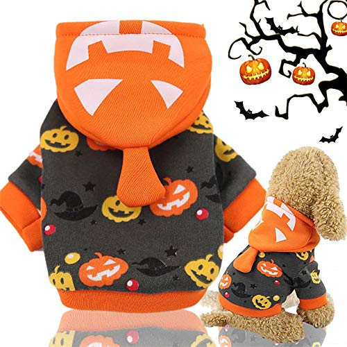 Aeromdale Winter Warme Haustier Hundebekleidung für kleine Hunde Lustige Halloween Welpen Katze Kostüm Chihuahua Yorkie Mantel Jacken Haustiere Kleidung Outfits - # 6 - XXL
