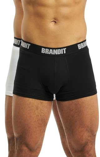 Brandit Boxershort Logo, 2er Pack, Verschiedene Tarnfarben | mehrere Farbvarianten, Größen XS bis 5XL