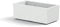 VECA AMDGarden Jardinière rectangulaire en plastique avec roulettes Blanc 80 cm, Pot de Fleurs Exterieur