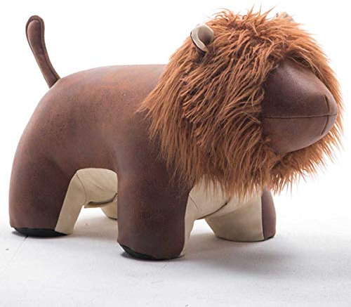 Tierhocker Kinderhocker Löwe Hocker Lion Dekohocker Sitzhocker braun beige