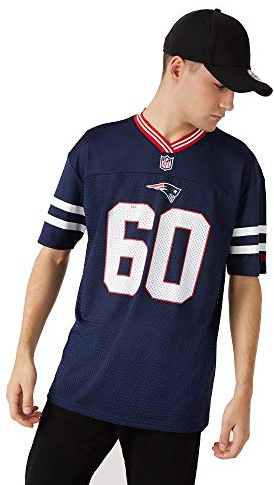 New Era New England Patriots T-Shirt NFL Jersey American Football Fanshirt Blau - XXL