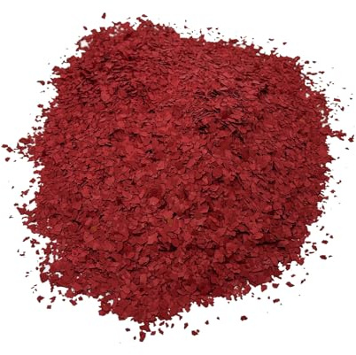 BEKATEQ Farbchips in Dunkelrot 500g, Dekochips, Farbflocken für Epoxidharz Bodenbeschichtung, 1K & 2K PU Bodenfarbe, Alkydharz Betonfarben - Garagenböden, Keller, Wohnraum, Werkstatt BK-130