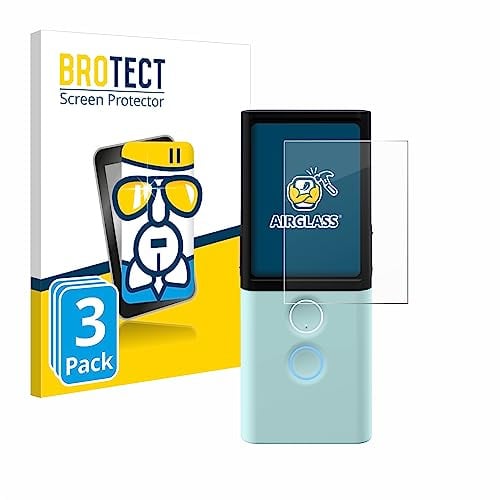 BROTECT Schutzglas für Vasco Translator M3 | 3 Stück Transparenter Displayschutz Made in Germany Schutzfolie Panzer Folie Glas 9H Anti-Fingerprint Einfache Montage Clear