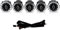 Qiilu Turbo Air Vent, 5 Stück 3 Farben Front LED Turbine Air Vent Umgebungslicht Kit Ersatz für C GLC-Klasse W205 X253 2015-2018