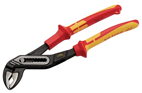 Draper 99058 XP1000 VDE Water Pump Pliers, 250mm, Tethered