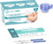 SALO MED - 10 x Test di Gravidanza Rapido HCG - Ultrasensibili 10 mIU - Striscie reattive con 10 Coppette per urina incluse - 10 pz