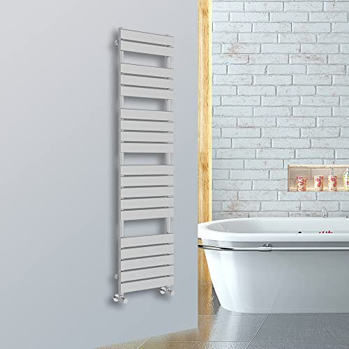 NRG 1800 x 450 mm Designer Flat Panel Heated Towel Rail Radiators Chrome Bathroom Radiator