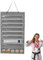 Kasmole Supporto per Cintura da Karate | Espositore per Cinture da Parete per 8 Cinture con Copertura Antipolvere,Organizer per Cinture per Arti Marziali, espositore per Cinture Taekwondo con 5