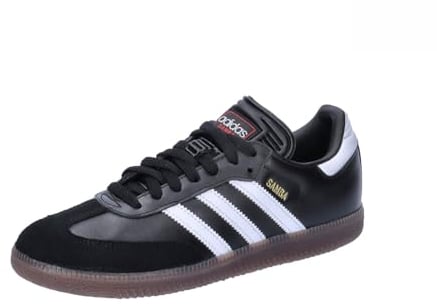 adidas Samba Baskets basses unisexes pour adulte Noir 38, Black Ftwr White Vivid Red, 38 EU