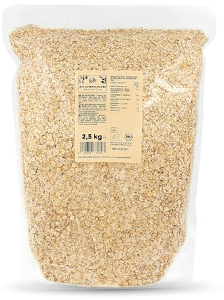 KoRo - Bio Haferflocken Kleinblatt 4 x 2,5 kg - Extra-Zarte Haferflocken - 100% Bio-Qualität - Frühstücks-Allrounder - Ballaststoffreich