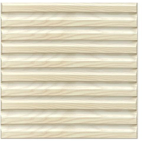 3D Paneele PVC Kunststoffpaneele Wandpaneele Gaming Zimmer Wand Decke 3D Optik Lamellen WHITE WOODEN (40) PVC 3D Platten