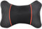 Tolenre Reposacabezas Coche Cojin, Auto Headrest PU Cuero 28x18 cm, Cómodo Anti -Fatigue Almohada Transpirables Coche Cojin para el Asiento del Coche de Viaje Almohada Automóvil Accesorios