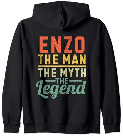 Enzo Der Mann Der Mythos Die Legende Name Enzo Kapuzenjacke