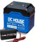DCHOUSE Batterie au Lithium LiFePO4 100Ah 12V avec Chargeur 20A, jusqu'à 15000 Cycles, Batterie au Lithium 1280 Wh, pour trolling Moteurs, Maisons Mobiles, systèmes solaires, Camping, Hors réseau