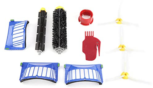 Tomotato Staubsauger Ersatzteil, Borstenbürste, Flexible Schlagbürste, 3-Armige Seitenbürste, Aero Vac-Filter für Reinigungswerkzeug 600, 610, 620, 625, 630, 650