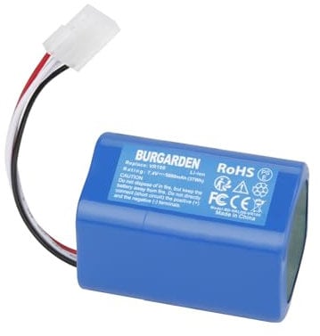 BURGARDEN 5000mAh 7.4V Li-Ion Akku Kompatibel mit Vorwerk Kobold VR100, VX100, Ersatz für Vorwerk SCM61932, 46439, PN46439 Batterie Teilenummer
