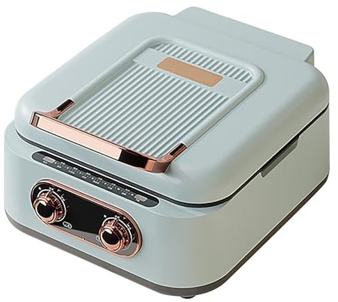 Electric Pancake Pan, Electric Baking Pan, Electric Skillet, Electric Fry Pan, Large Capacity Non-Stick Pan, for BBQ, Steaks, Sandwiche(Blue)