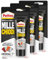 Pattex Millechiodi Crystal Adesivo Sigillante Trasparente Multimateriale con Tecnologia Flextec Colla per Vetri e Specchi - 3 Flaconi da 90g